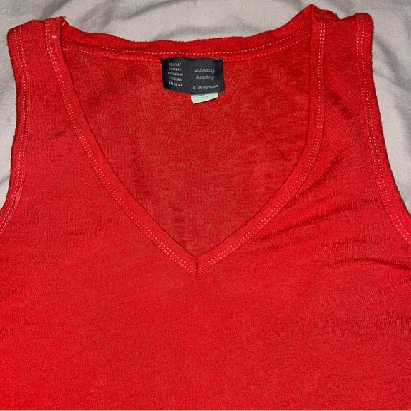 Anthropologie | Saturday Sunday Red Knit Tank - Picture 9 of 9